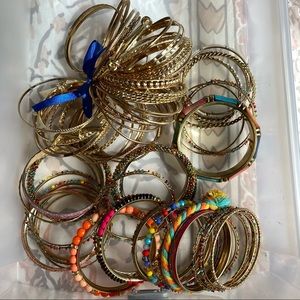 Set of assorted Bangle Bracelets